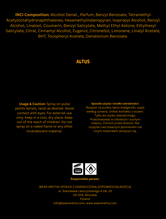 Altus Extrait de Parfum