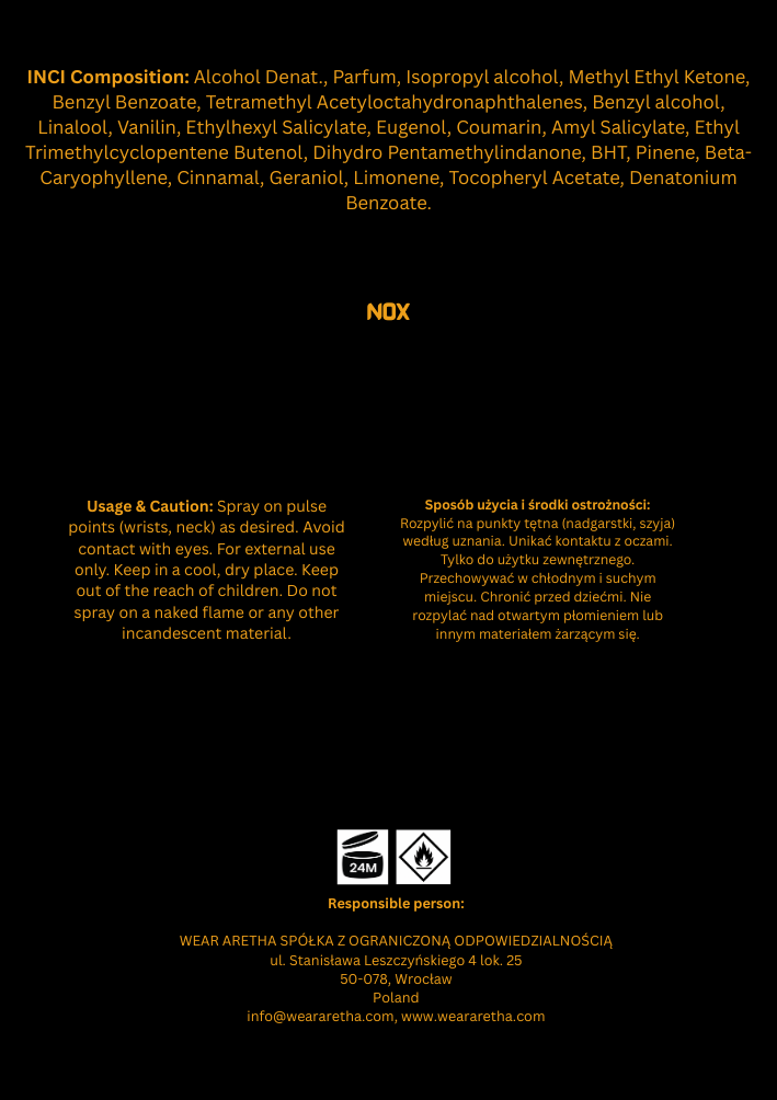 Nox Extrait de Parfum